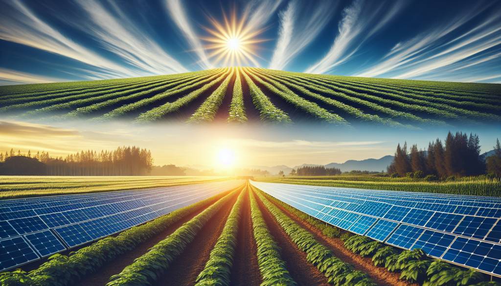 Agrivoltaïsme : quand l'énergie solaire change l'agriculture, une fusion innovante