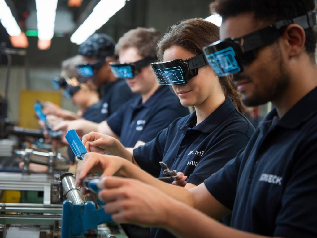 La réalité augmentée au service de l’industrie : révolutionner la formation et la production en France.